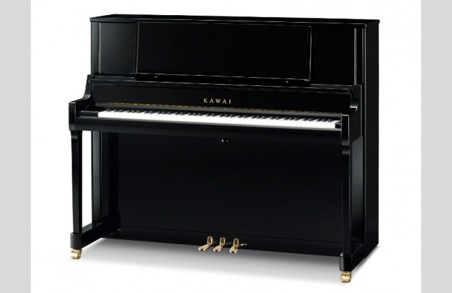 Kawai K-400 Ebony Polished Upright Piano All Inclusive Package - Image 1